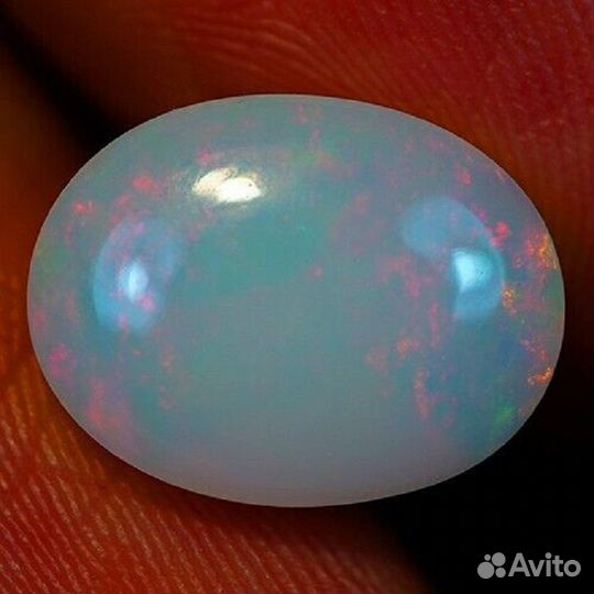 Опал натуральный 4,97Ct 13X10мм VVS welo Белый