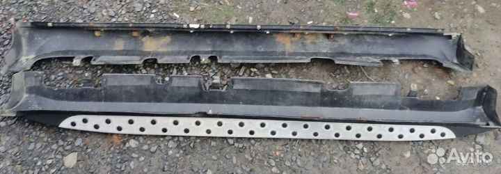 Пороги на Hyundai santa fe 2 рест