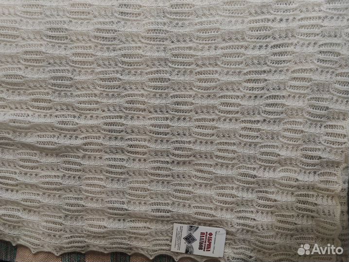 Палантин оренбургская фабрика новый