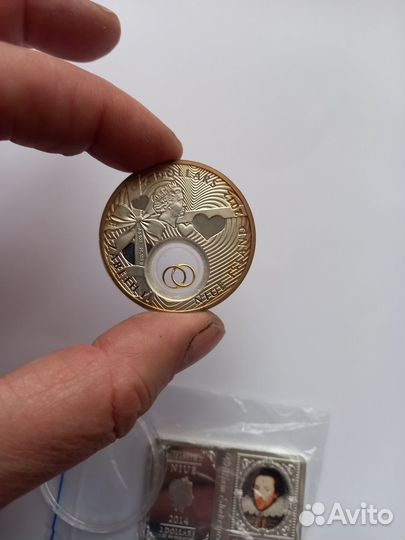 Монета 2 доллара 2012 Ниуэ серебро 925