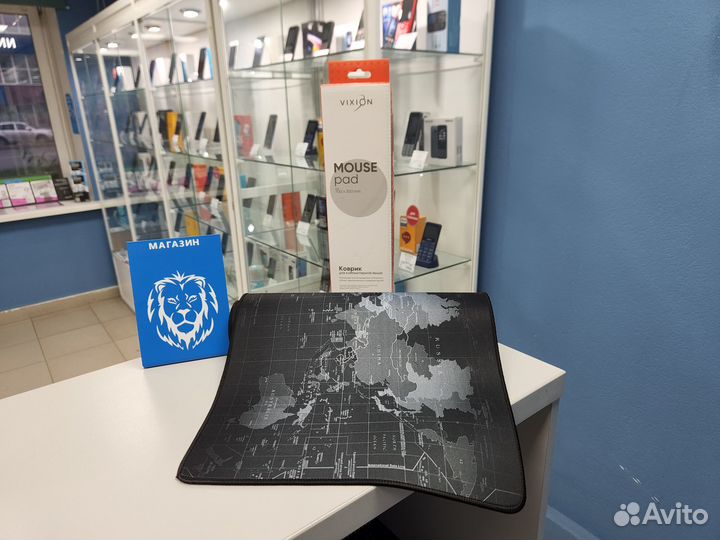 Большой игровой коврик Vixion новый (вр80)