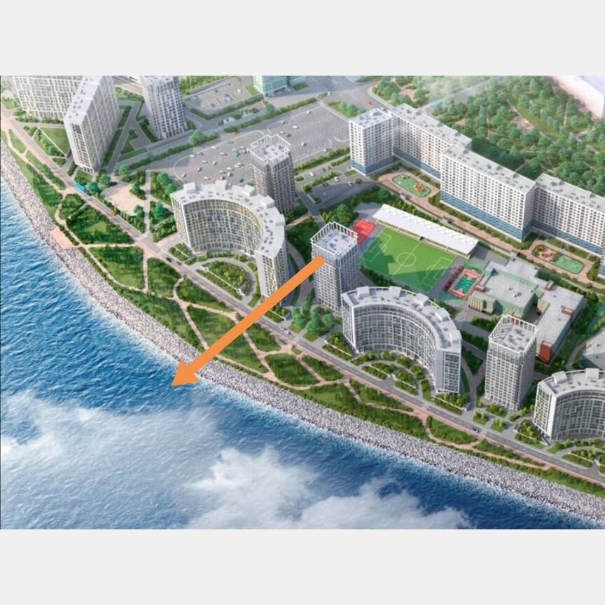 Квартира-студия, 22 м², 17/17 эт.