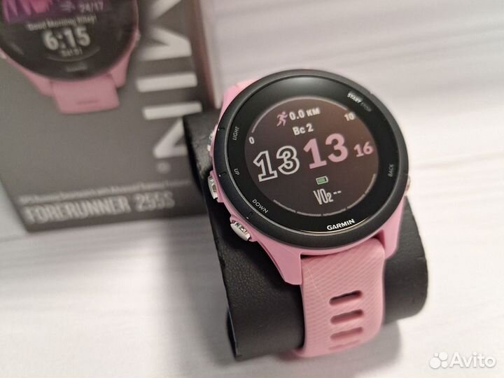 Часы Garmin Forerunner 255S Light Pink & pink band