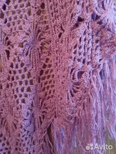 Вязанный плед 110110,полушерсть