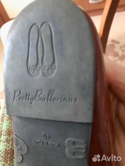 Лаковые балетки 38,5 Pretty Ballerinas Испания