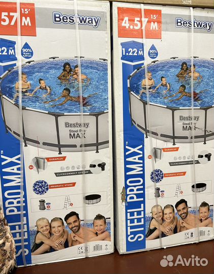 Каркасный бассейн bestway 457/122