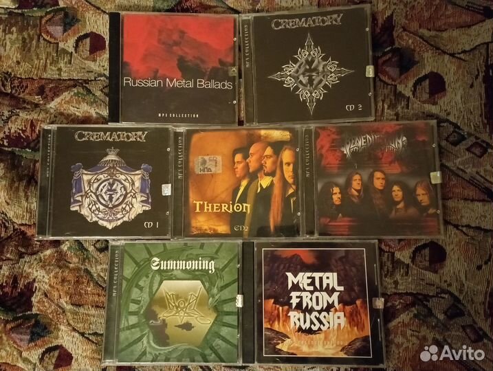 Музыкальные MP3 диски (metal, rock)