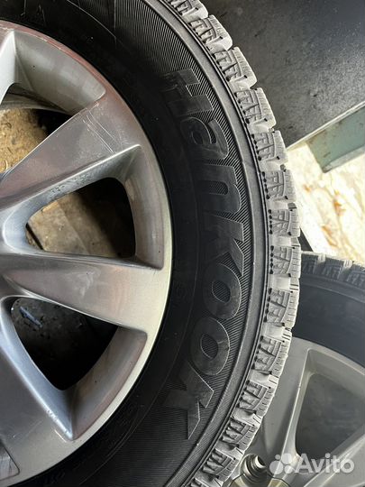 Колеса в сборе r15 зимние на солярис