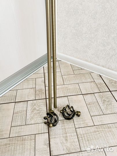 Карниз металлический двухрядный