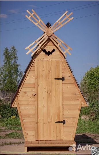 Дачный туалет с установкой