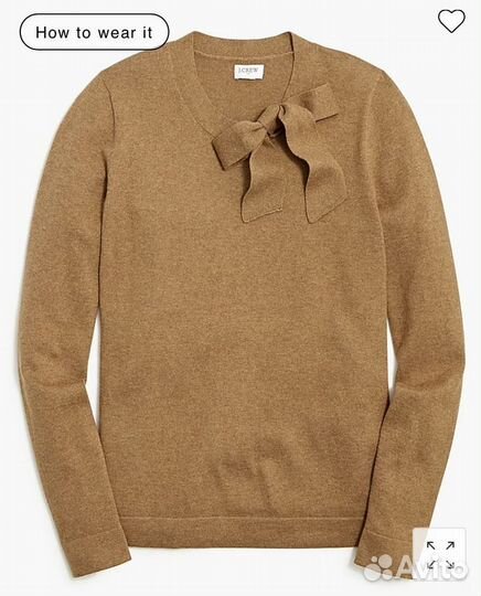 Новый женский джемпер J Crew S (44)хлопок