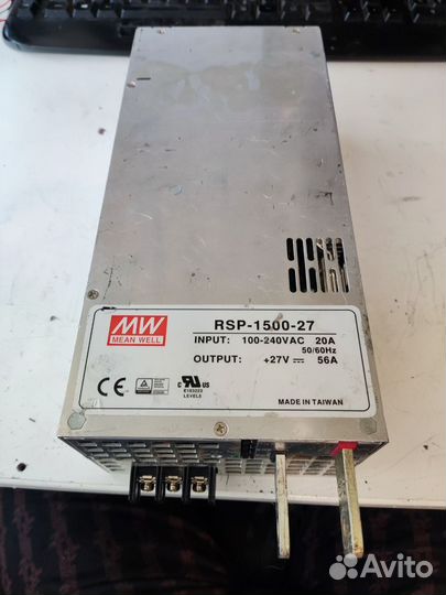Блок питания Mean Well RSP-1500-27