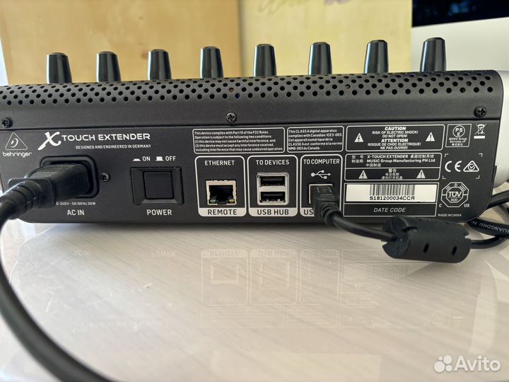 Контроллер behringer X-touch extender