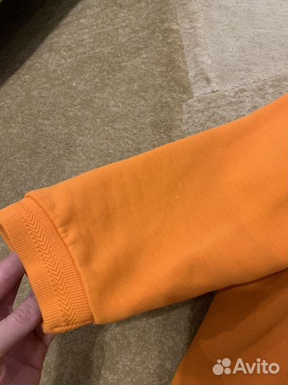 Оранжевое худи рукав 3/4