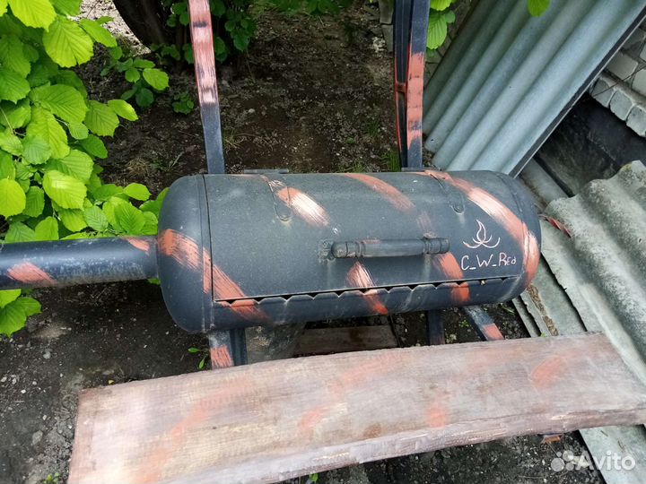 Мангал с крышей