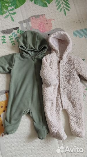 Комбинезон демисезонный 68 см-2 шт