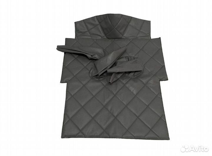 Коврик под рычаги кпп УАЗ 469 4 рычага серый ромб