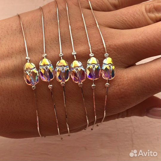Браслет серебро