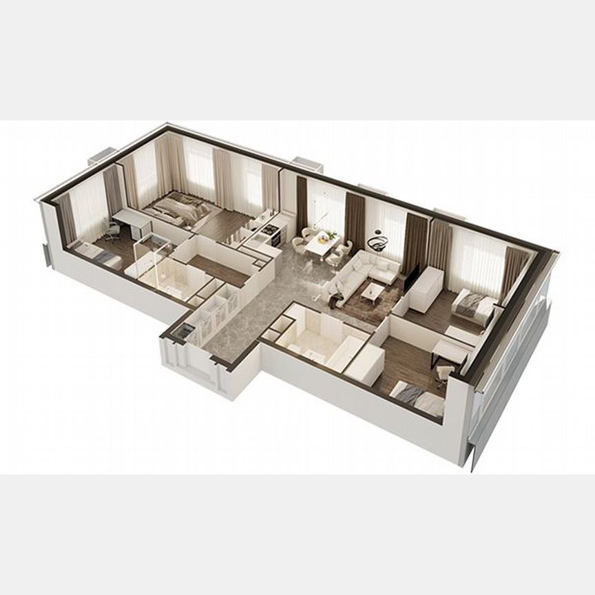 4-к. апартаменты, 95,6 м², 24/30 эт.