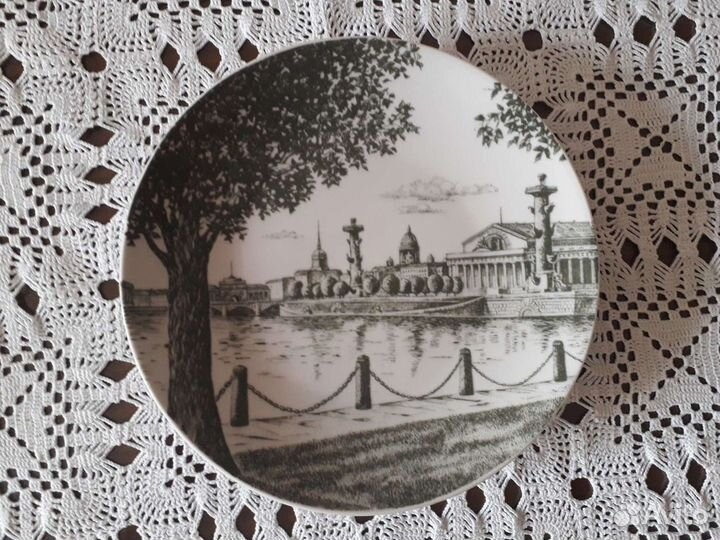 Настенная тарелка лфз СССР