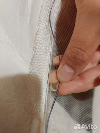 Замена окошка на надувном костюме