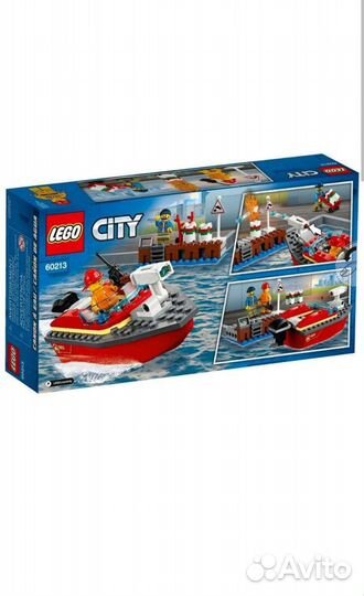 Конструктор Lego City 60213 Пожар в порту