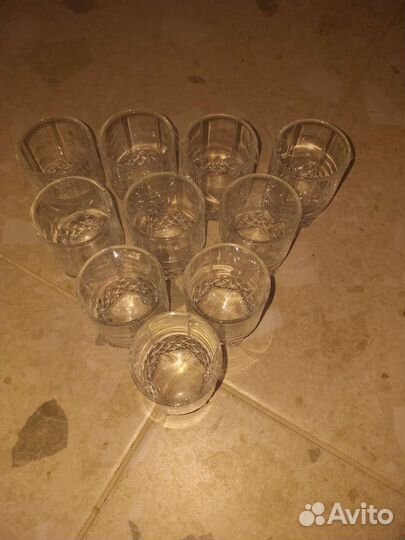 Хрустальный рюмки 70р шт