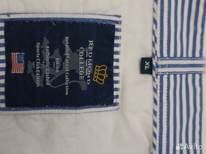 56-58.Мужская рубашка белая. Redmond. Англия