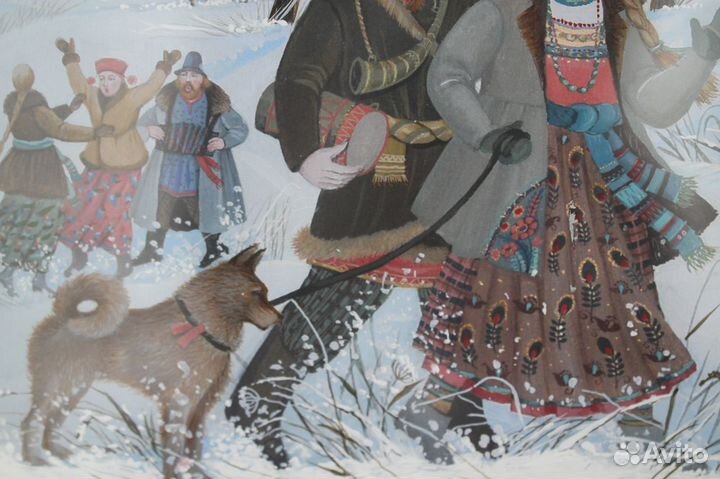 Картина Зимний Праздник. Петренко Зинаида 2009г