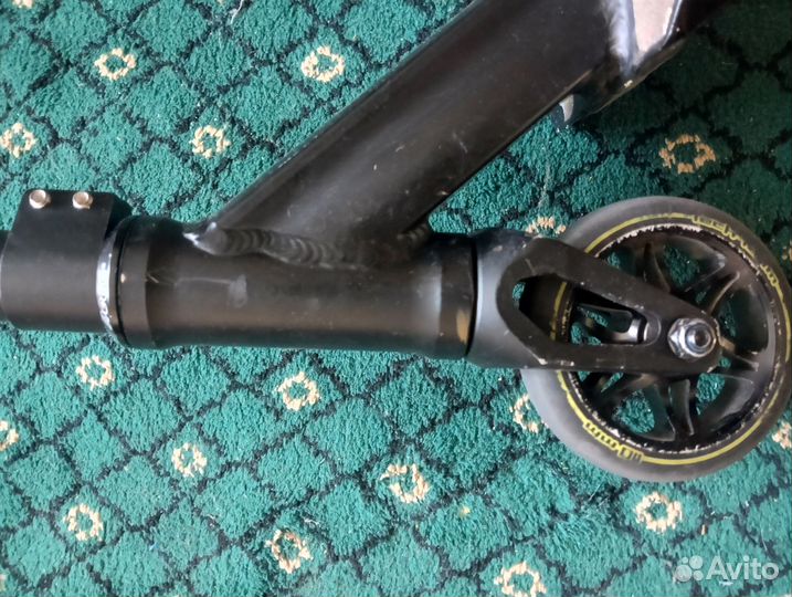 Самокат tech team voodoo + новые грипсы и шкурка