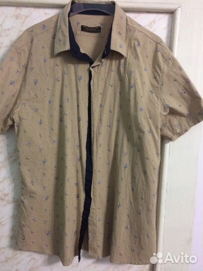 Новая турецкая рубашка из стрейч-материала