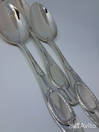 Ложки столовые 2 шт Германия, серебро 800