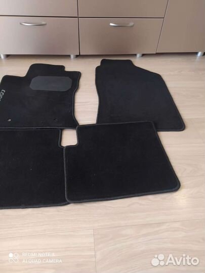 Коврики ворс corolla 120 комплект