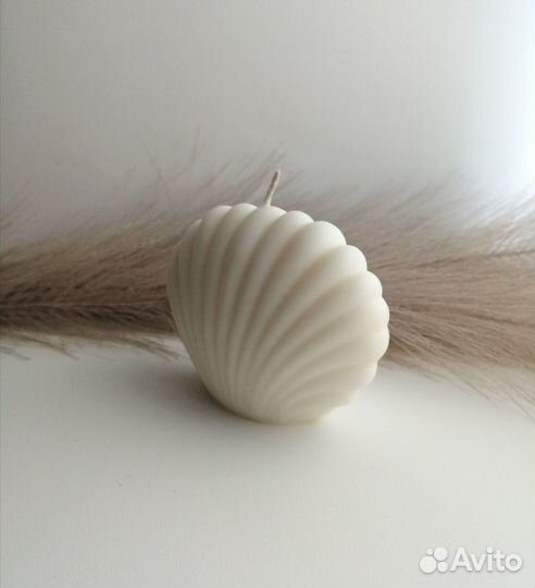 Интерьерная свеча из натурального воска 