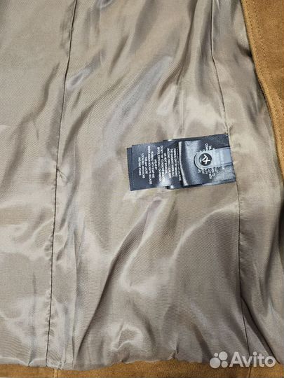 Натуральный замшевый женский пиджак