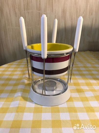 Набор для фондю шоколадного из Италии новый