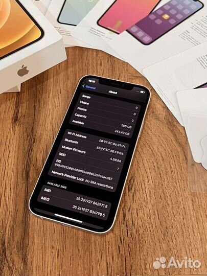 iPhone 12 256gb Sim/E-Sim Идеальный