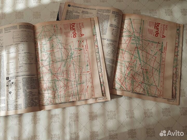 Журналы Burda moden Бурда моден 1987-1990 гг