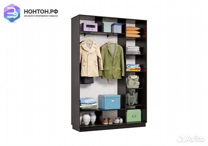 Шкаф-купе двухдверный Саргас венге