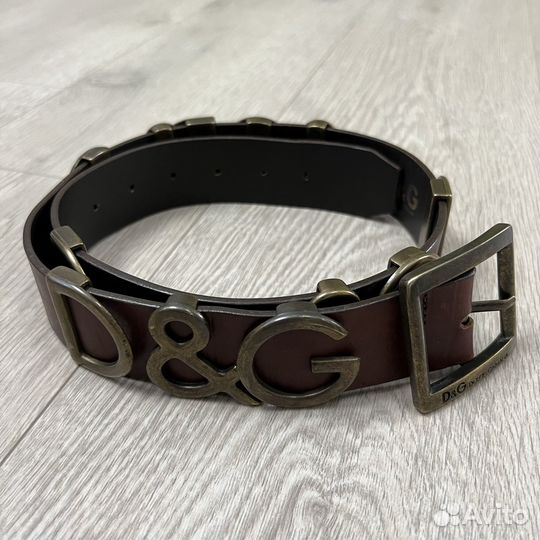 Dolce & Gabbana кожаный ремень
