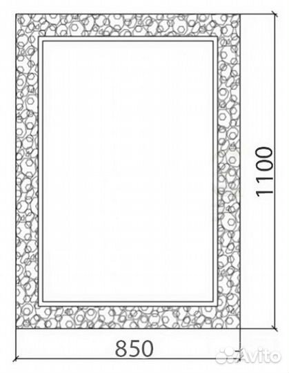 Зеркало Boheme Armadi Art Rose 85 548 Золото