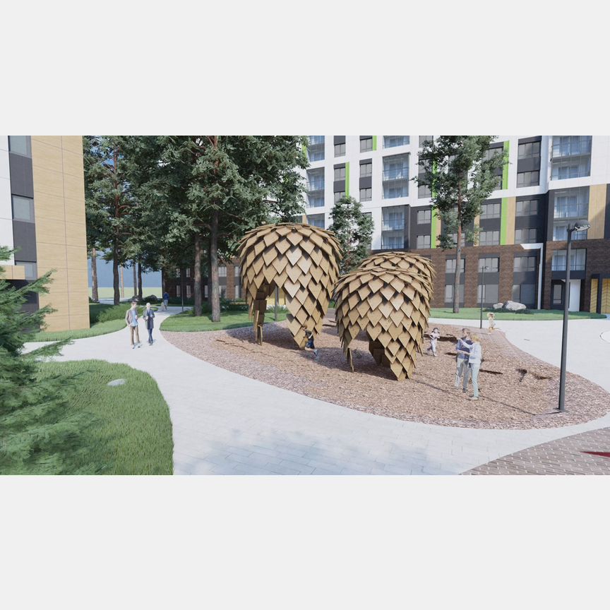 2-к. квартира, 69,8 м², 9/17 эт.