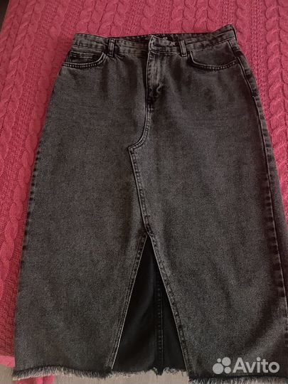 Джинсовая юбка женская