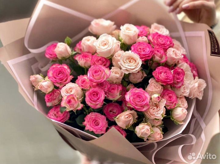 Кустовые розы с доставкой и гарантией