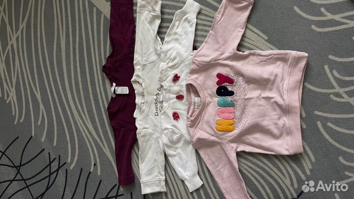 Вещи пакетом на девочку 68-86