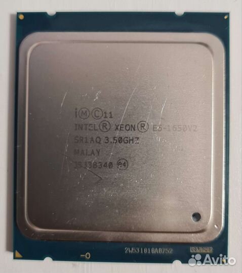 Процессор intel xeon e5 1650 v2