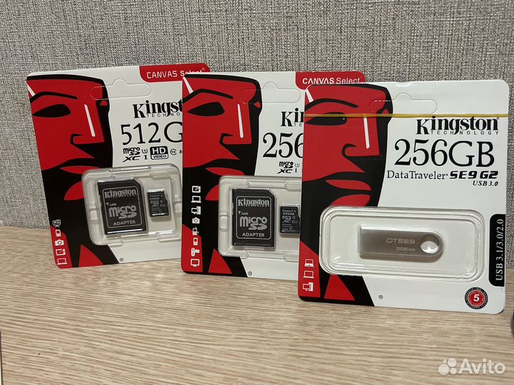 Карта памяти Kingstone MicroSD 128gb новая
