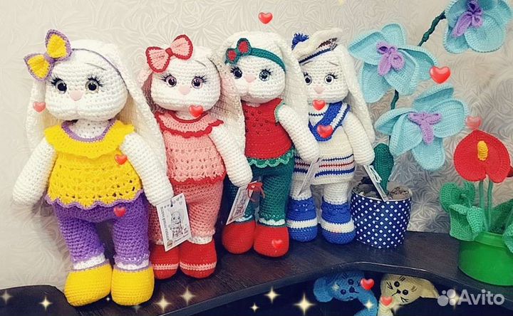 Игрушки вязаные крючком