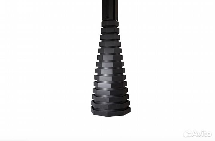 Камин дровяной подвесной центральный