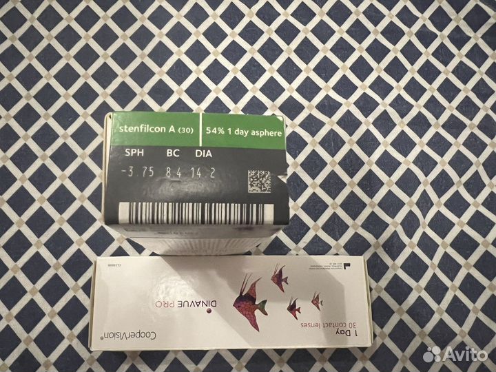 Линзы контактные однодневные -3.75